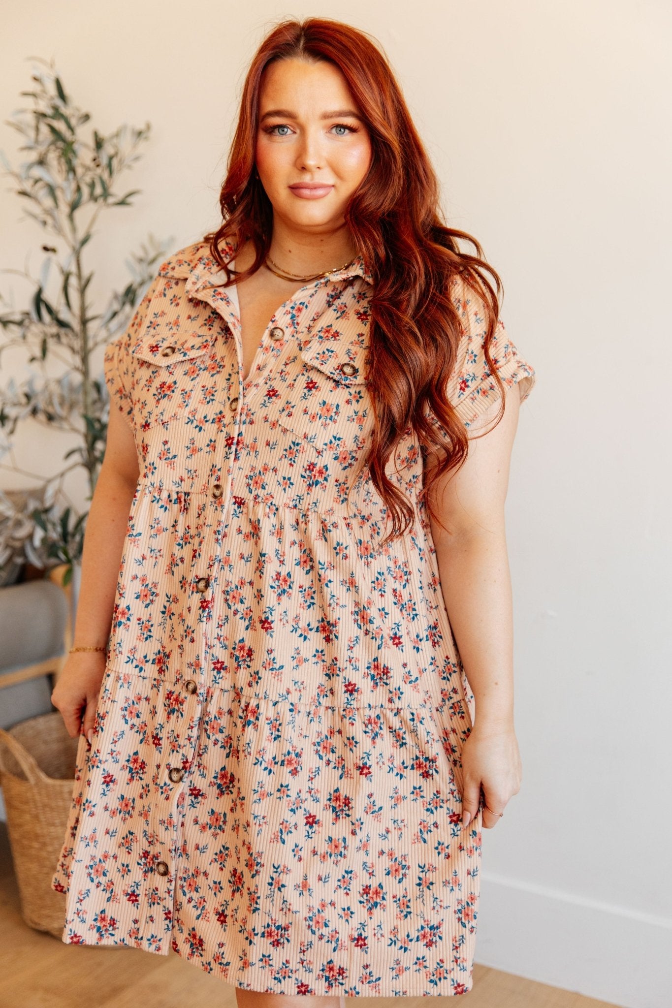 Anywhere You Go I'll Be Collared Dress - Loving God