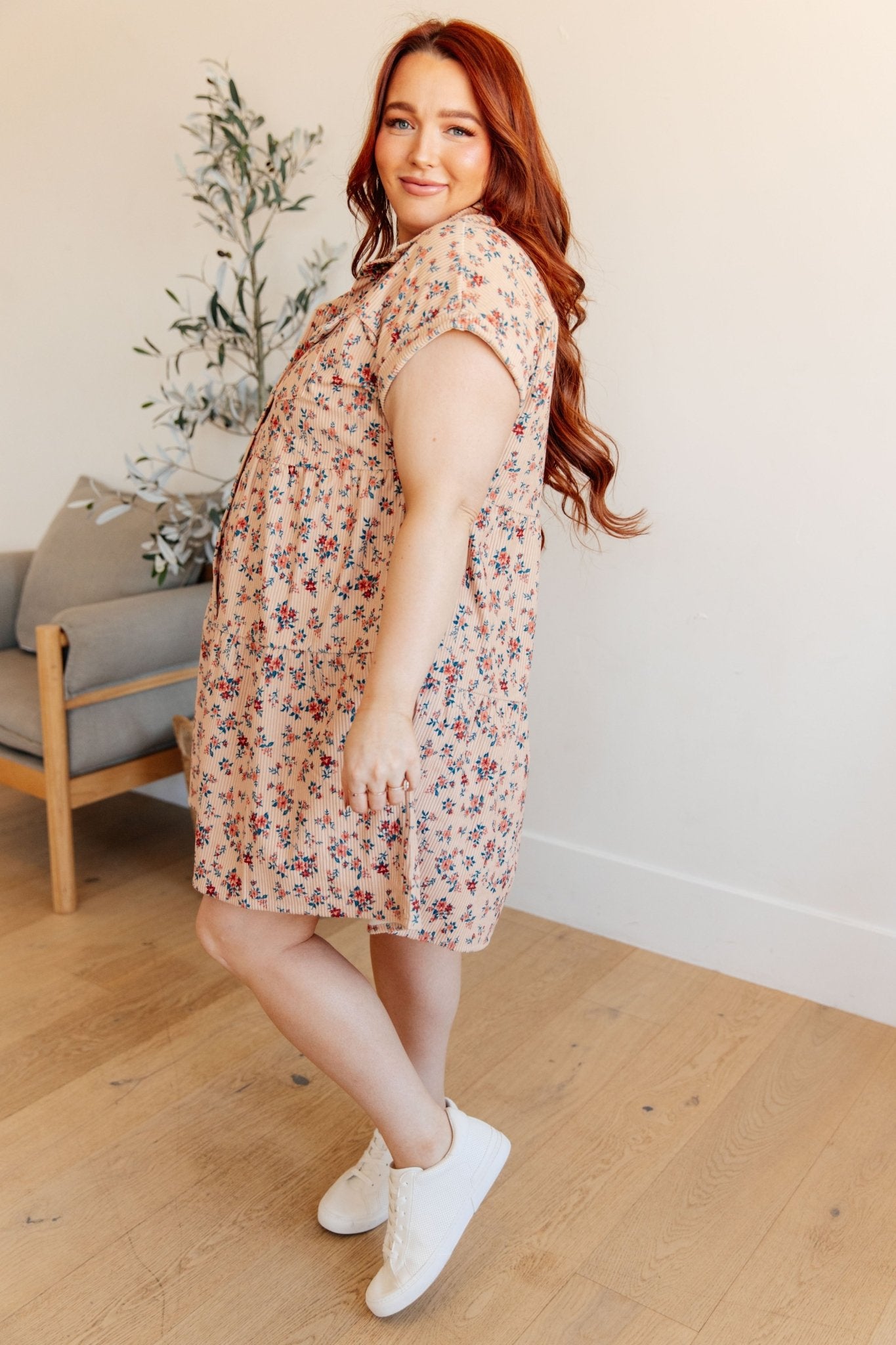 Anywhere You Go I'll Be Collared Dress - Loving God