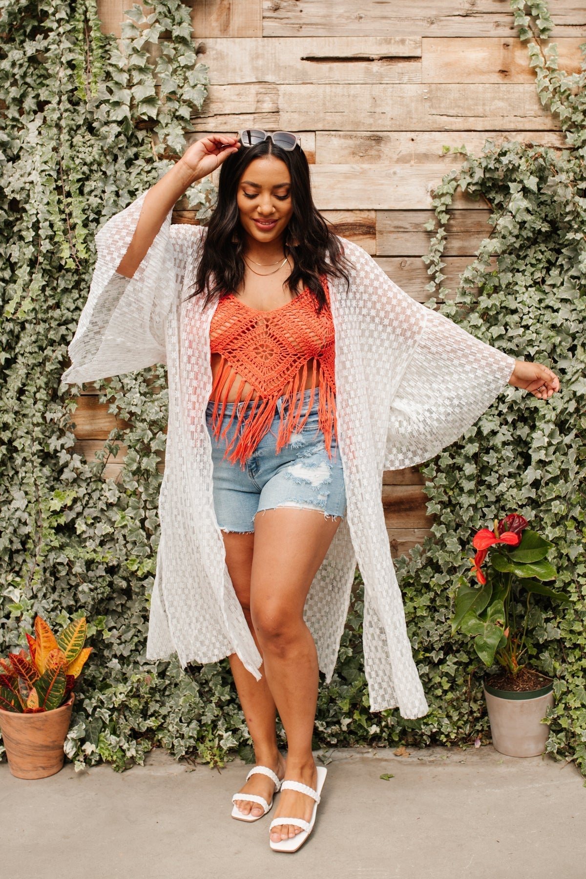 Festival Fringe Tank in Orange - Loving God