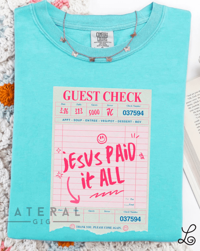 Jesus Paid it All Graphic Tee - Loving God