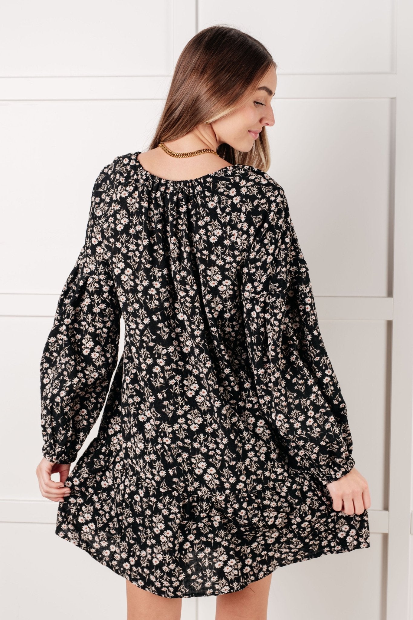 Once Again V - Neck Floral Dress - Loving God