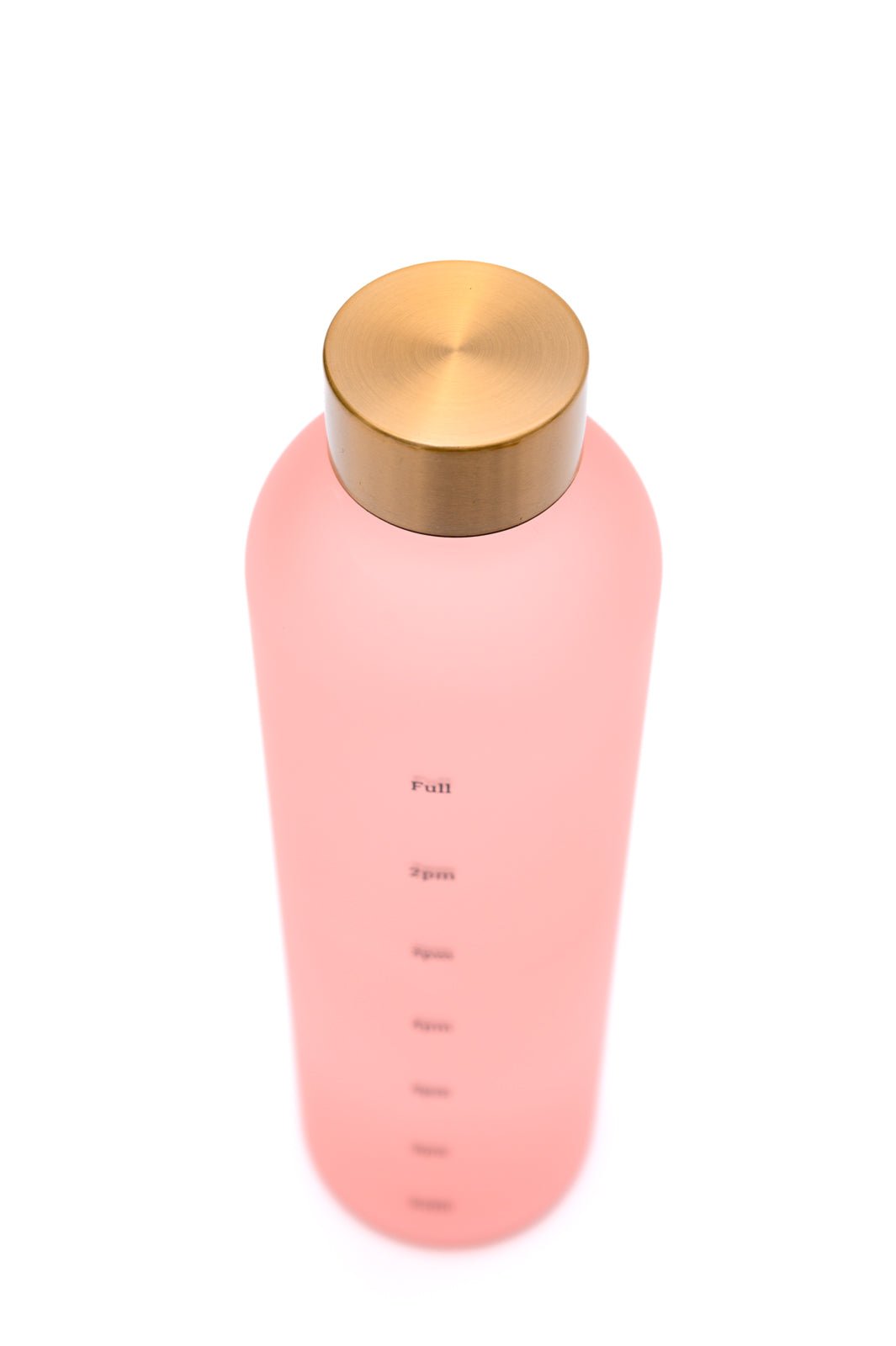 Sippin' Pretty 32 oz Translucent Water Bottle in Pink & Gold - Loving God