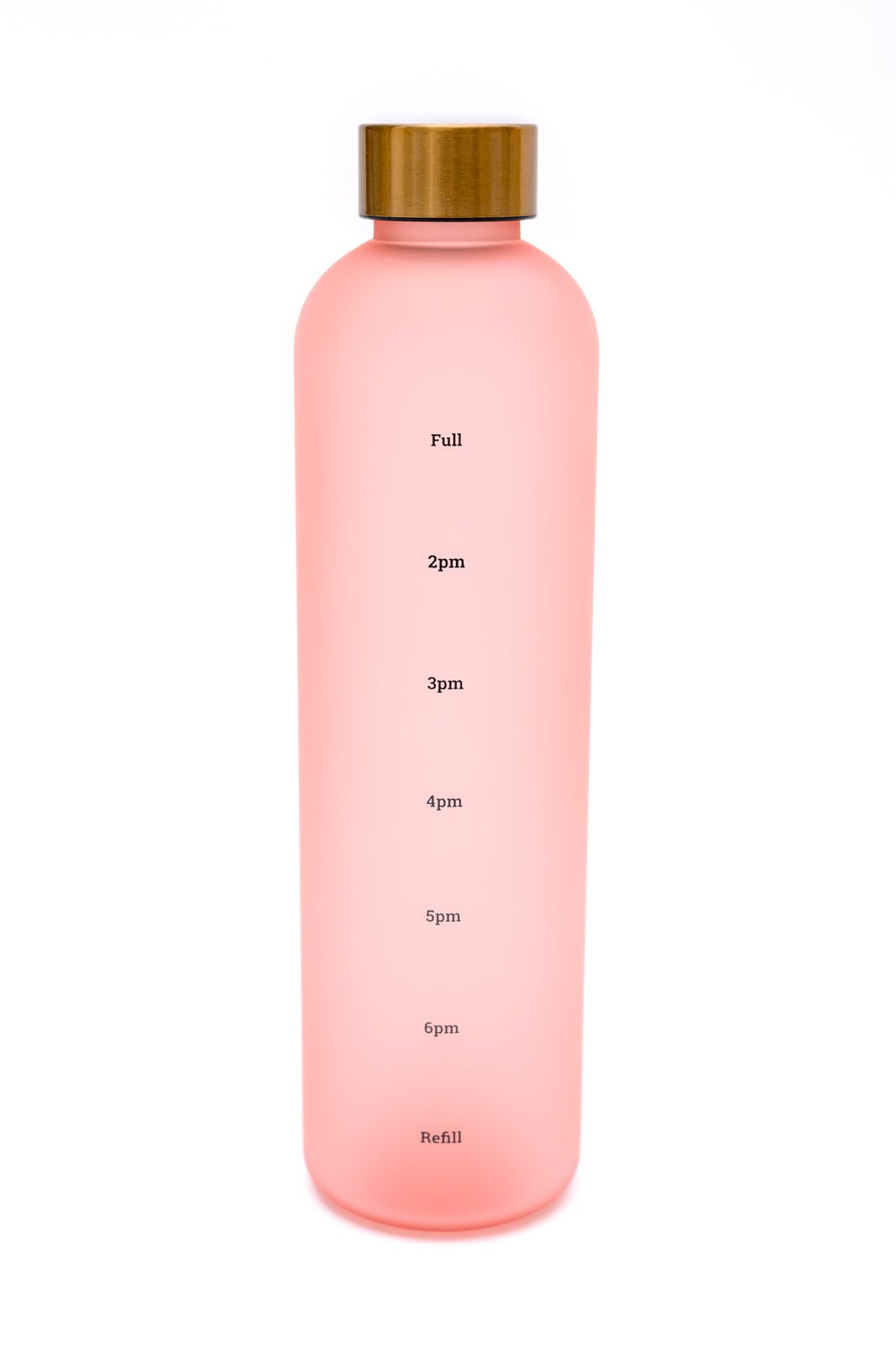 Sippin' Pretty 32 oz Translucent Water Bottle in Pink & Gold - Loving God