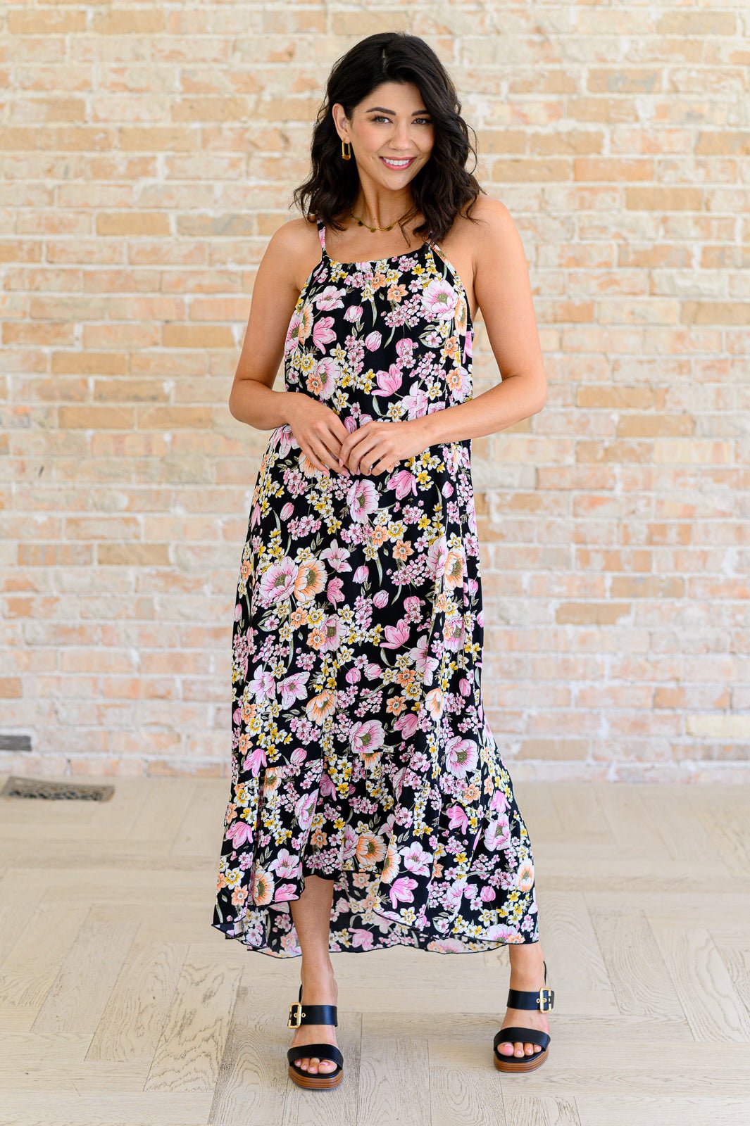 Sunny Side of Life Halter Top Dress - Loving God