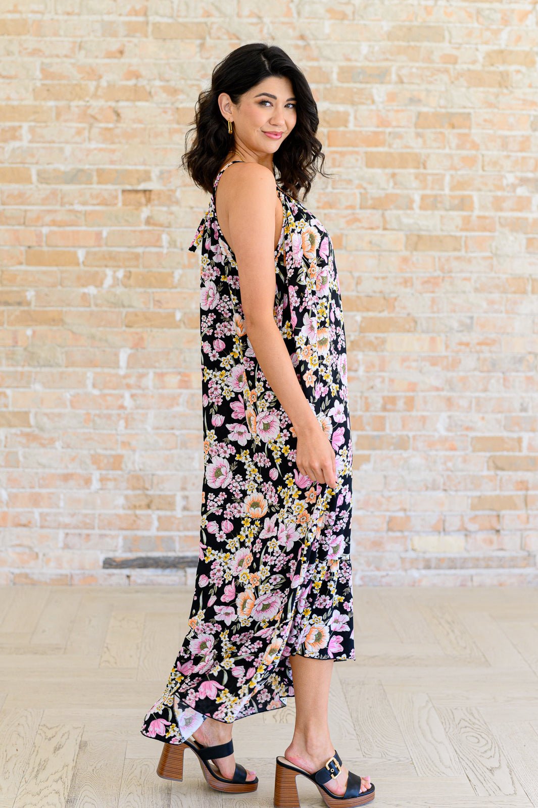 Sunny Side of Life Halter Top Dress - Loving God