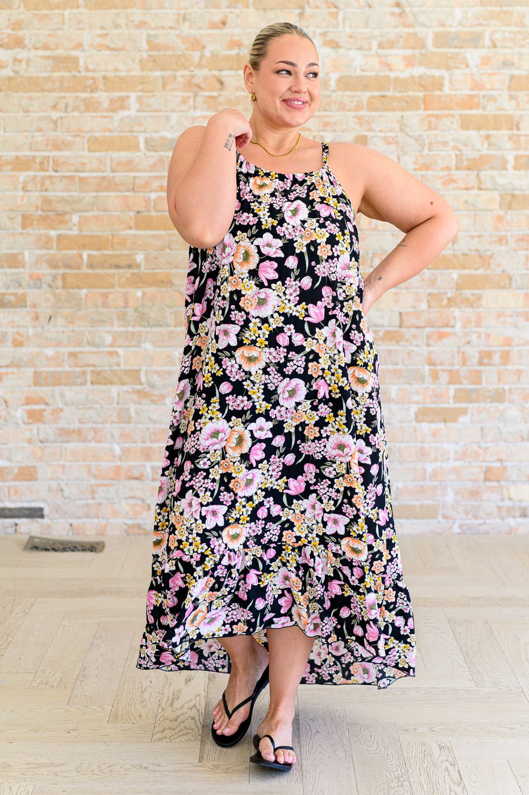 Sunny Side of Life Halter Top Dress - Loving God