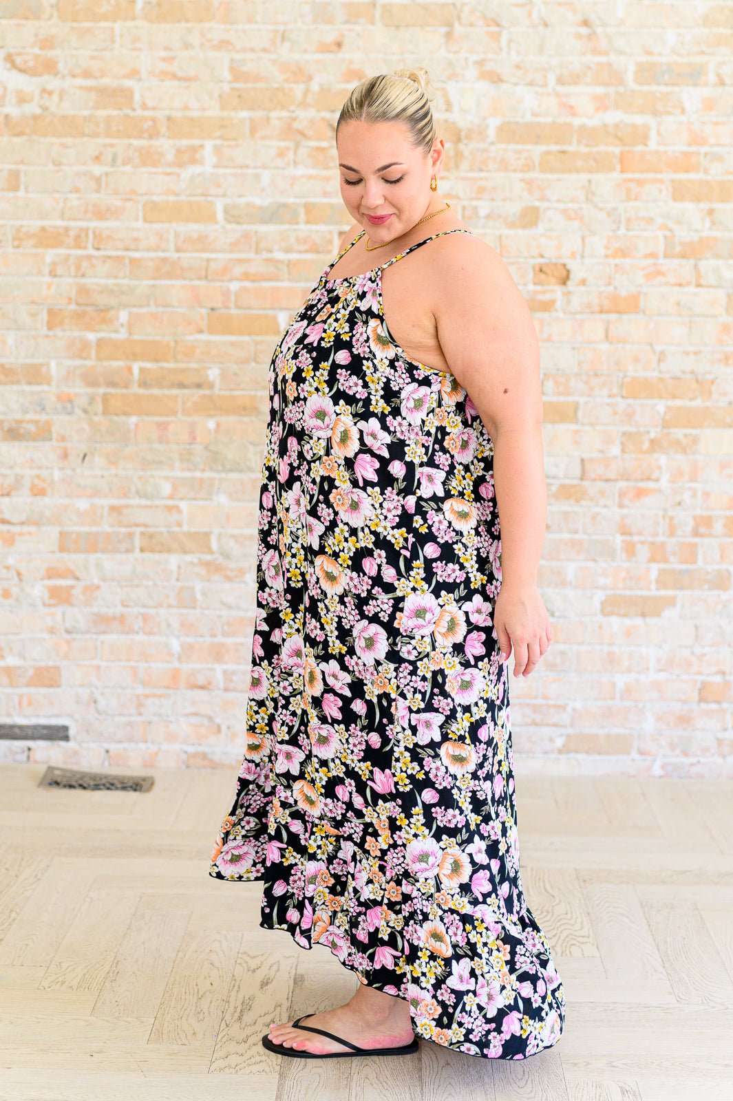 Sunny Side of Life Halter Top Dress - Loving God