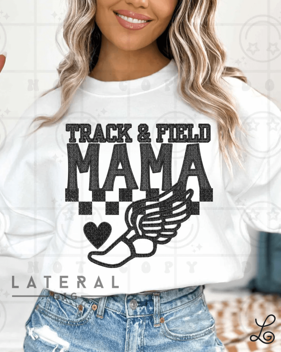 Track & Field Mama Crewneck Sweatshirt - Loving God