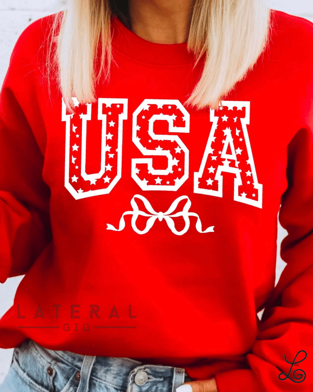 USA Graphic Sweatshirt - Loving God