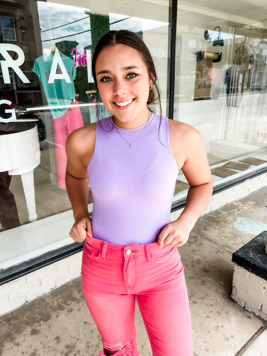 Lateral Gig | Electric Lilac Bodysuit