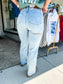 Lateral Gig | Brynn Light Wash Judy Blue 90's Straight Distressed Back Rip Denim Jeans