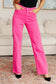 Barbara High Rise Garment Dyed 90's Straight Jeans - Loving God