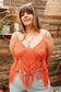 Festival Fringe Tank in Orange - Loving God