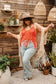 Festival Fringe Tank in Orange - Loving God