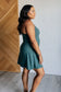 First Serve Dress in Everglade Green - Loving God