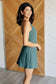 First Serve Dress in Everglade Green - Loving God