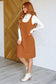 Free Falling Quilted Midi Dress - Loving God