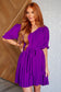 Hold And Squeeze Me Pleated Dress - Loving God
