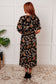 Look My Way Smocked Bodice Button Down Dress - Loving God