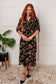 Look My Way Smocked Bodice Button Down Dress - Loving God