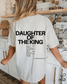 Loving God Daughter of the King Tshirt Oversized Comfort Colors Christian Girl Trendy Tee Shirt Faith Hope Love - Loving God