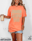 Loving God Jesus Loves You Outline Puff Ink Tshirt Comfort Colors Oversized Womenswear Christian Girl Trendy Apparel - Loving God