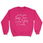 Loving God | Pretty Girls Listen to Worship Music Crewneck Fleece Sweatshirt - Loving God