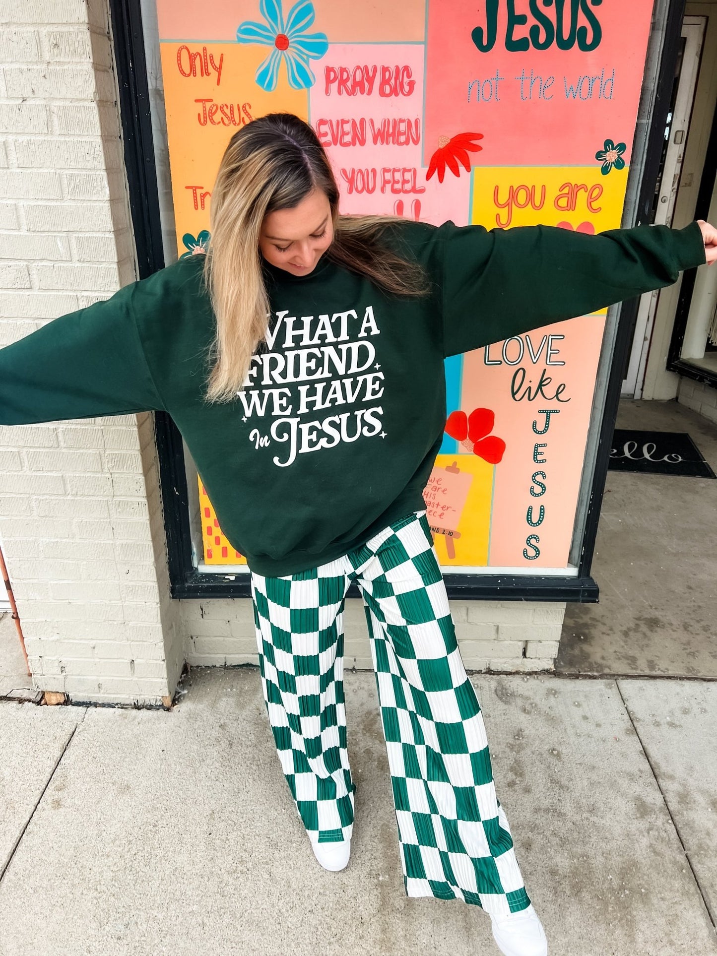 Loving God | What a Friend we have in Jesus Crewneck - Loving God