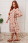 Next to You Balloon Sleeve Floral Dress - Loving God