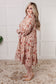 Next to You Balloon Sleeve Floral Dress - Loving God