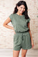 One More Rep Dolman Sleeve Romper - Loving God