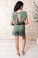 One More Rep Dolman Sleeve Romper - Loving God