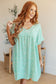 Rodeo Lights Dolman Sleeve Dress in Mint Floral - Loving God