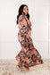Send it Over Faux Wrap Maxi Dress - Loving God