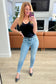 Sherry Mid Rise Release Waistband Detail Skinny - Loving God