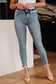 Sherry Mid Rise Release Waistband Detail Skinny - Loving God