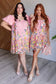 She's Blooming Balloon Sleeve Dress - Loving God