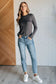Susan High Rise Side Panel Detail Slim Jeans - Loving God
