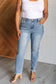 Susan High Rise Side Panel Detail Slim Jeans - Loving God