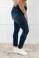Tessa High Rise Control Top Step Hem Skinny Jeans - Loving God