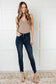 Tessa High Rise Control Top Step Hem Skinny Jeans - Loving God
