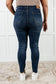 Tessa High Rise Control Top Step Hem Skinny Jeans - Loving God
