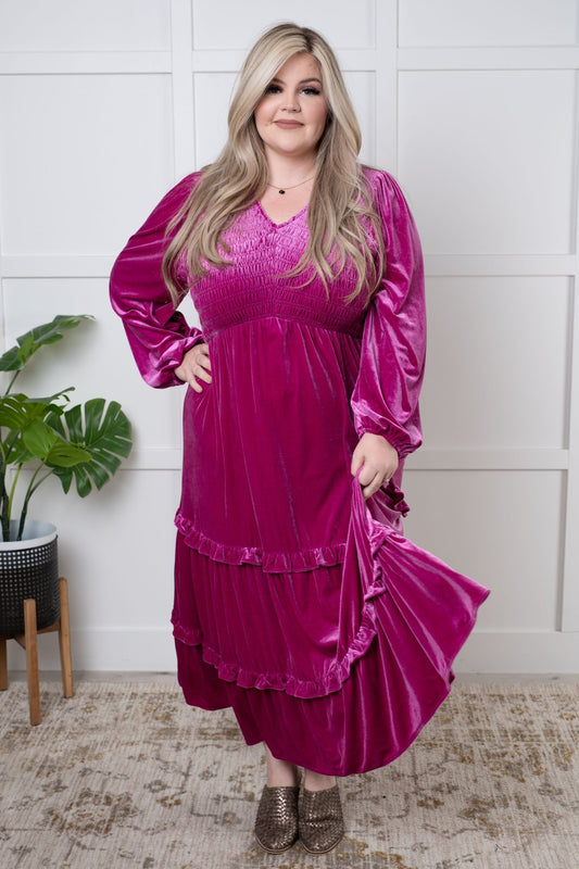 Velvet Flamenco Maxi Dress - Loving God