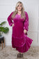 Velvet Flamenco Maxi Dress - Loving God