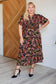 Wildflower and Barley V - Neck Button Up Dress - Loving God