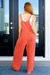 Yankee Doodle Crinkle Woven Jumpsuit - Loving God