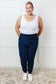 Your New Favorite Joggers in White Polka Dot - Loving God